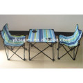 2015 Popular foldable table with chairs for outdoor camping